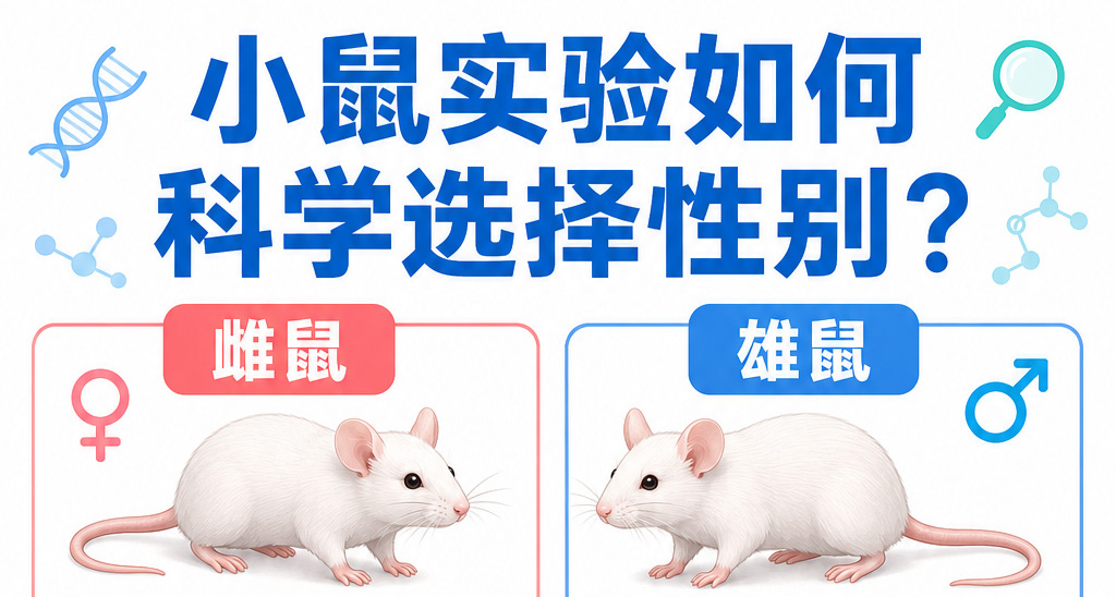 小鼠实验如何科学选择性别？